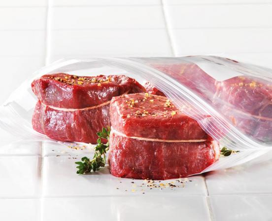 فریزر کردن گوشت با کیسه فریزر