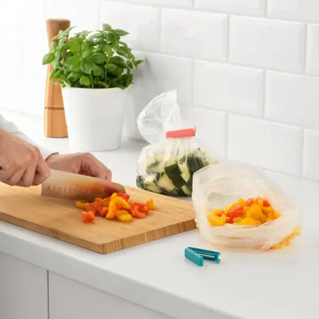 بسته بندی مواد غذایی با کیسه فریزر