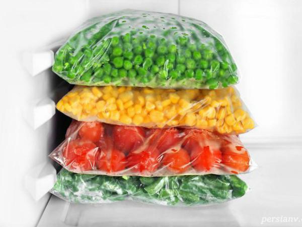 فریزر کردن میوه ها با کیسه فریزر