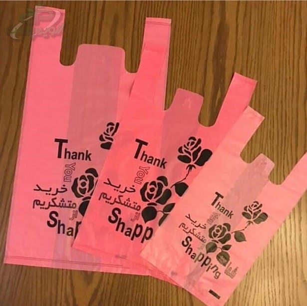 سفارش نایلون دسته دار طرح دار