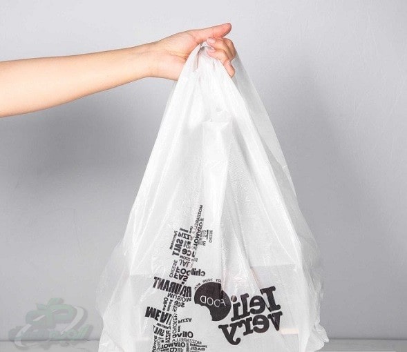 پلاستیک دسته دار شیری