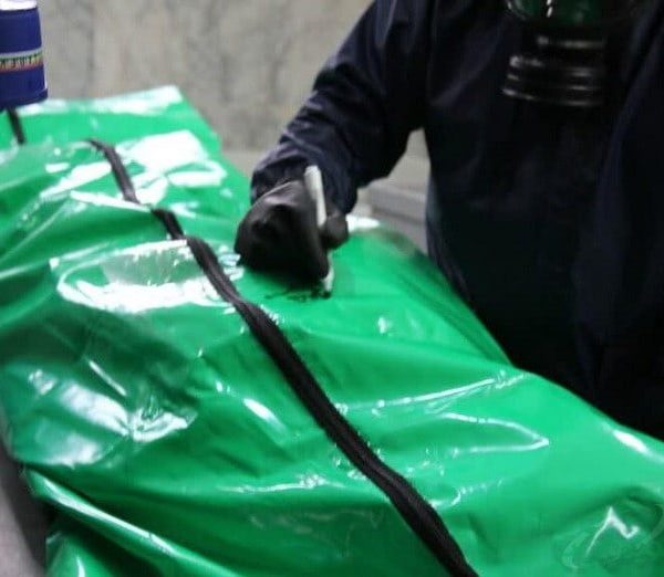 تولید کاور نایلونی جسد