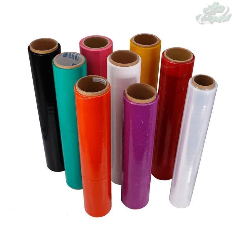 خرید سلفون استرچ صنعتی رنگی